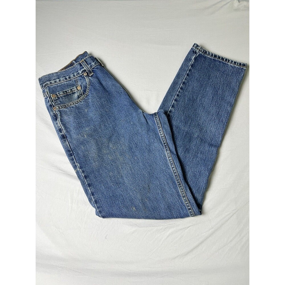 Vintage 2001 Levi’s 550 Denim Blue Jean USA Made 550-4886 Men’s 33x34